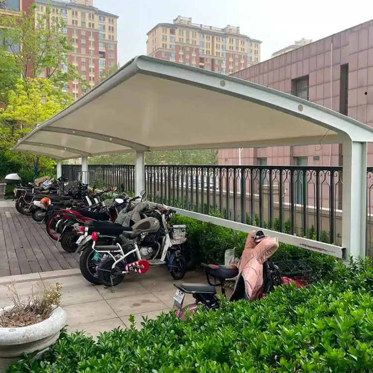 共和县膜结构电动车棚